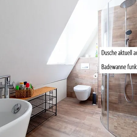 公寓 Maisonette Mit Blick Ueber Stadt *