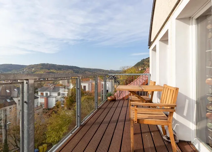 Daire Maisonette Mit Blick Ueber Stadt